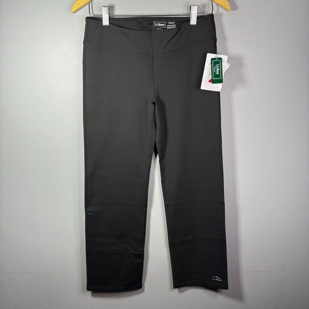 L.L.Bean Womens Boundless Performance Stretch Pants Size M Petite UPF50 NEW